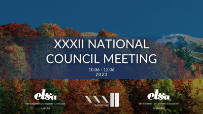 XXXII National Council Meeting (NCM)