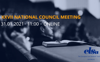 XXVII ეროვნული საერთო კრება / XXVII National Council Meeting