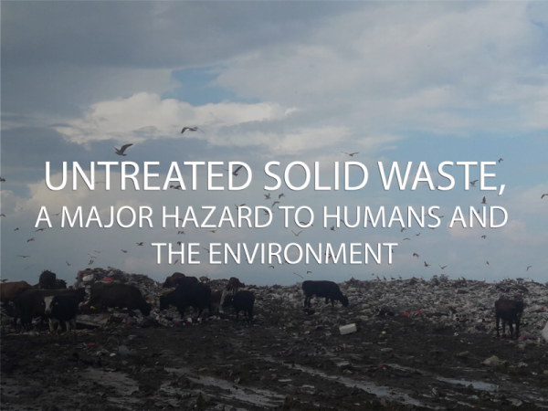 Unsorted waste as unlimited sources of microbial pathogens in solid waste