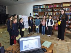 იაკობ გოგებაშვილის დაბადების დღისადმი მიძღვნილი კვირეულის პირველი დღე  (IV კლ)