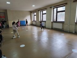 სპორტის გაკვეთილზე  (III კლ)