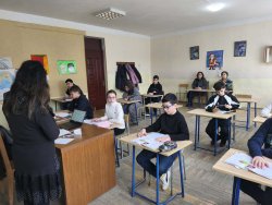 ბიოლოგიის გაკვეთილზე   (VIII კლ)