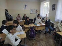 ინტეგრირებული გაკვეთილი რუსული ენა და მათემატიკა - თემაზე: დრო, კუთხე, საათი (VI კლ) 