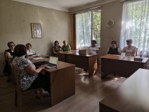 საგნობრივი კათედრების სხდომები სასწავლო წლის დაწყებამდე.