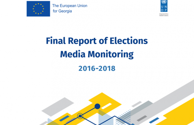 Election Mediamonitoring - Final Report 2016-2018