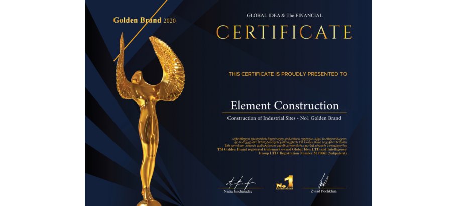 Element Construction was named  the #1 industrial construction company