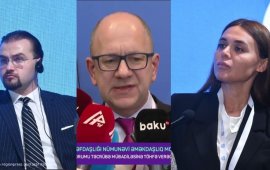 
ბაქოში გამართულ აზერბაიჯან-საქართველოს მედიაფორუმს -
„მედიის როლი საზოგადოებრივი ნდობის ფორმირებასა და ინფორმაციული
უსაფრთხოების უზრუნველყოფაში“ საქართველოდან  POSTV-ის
წარმომადგენლებთან ერთად, საზოგადოებრივი მაუწყებლის პროექტის
„მრავალფეროვანი საქართველოს“ ხელმძღვანელი, ტელეწამყვანი რამილია
ალიევაც 
ესწრებოდა. 
----------------------------
პრესის თავისუფლების დამცველი საერთაშორისო ორგანიზაციის
-  „რეპორტიორები საზღვრებს გარეშე“ 2025 წლის ანგარიშის
მიხედვით, აზერბაიჯანში მედიის
თავისუფლების ხარისხი 25.47 ქულით არის შეფასებული და ის 180
ქვეყნიდან 167-ე ადგილს იკავებს.
„პრაქტიკულად, მთელი მედიასექტორი ოფიციალური კონტროლის
ქვეშაა და სახელმწიფო საკუთრებაში არსებული ტელევიზია ყველაზე
პოპულარული ინფორმაციის წყაროა. ქვეყნის შიგნიდან არცერთი
დამოუკიდებელი ტელევიზია ან რადიო არ გადაიცემა და ყველა კრიტიკული
პოზიციის მქონე ბეჭდური გაზეთი დახურულია“, - წერს RSF-ი აზერბაიჯანის
შესახებ.
საქართველოში ამ ინდექსით, 180 ქვეყნიდან 114-ე
ადგილზეა. ქვეყანაში მედიის თავისუფლების ხარისხი კი 50.53 ქულით
არის შეფასებული.
----------------------------
საზოგადოებრივი მაუწყებლის წამყვანი რამილია ალიევა,
POSTV-ის გადაცემის - „ევროკრატია - ყოფილი ევროპა“ წამყვანთან, იოანე
შაიშმელაშვილთან ერთად მონაწილეობდა პანელურ სესიაში -
„მედიაეკოსისტემის გაძლიერება ინფორმაციული უსაფრთხოების
უზრუნველსაყოფად“. 
Oxu.Az-ის 
ინფორმაციით, „პანელზე განიხილეს მედია
ეკოსისტემის გაძლიერების მიმდინარე პრაქტიკა საინფორმაციო ომების,
დეზინფორმაციული კამპანიებისა და უცხოური გავლენის მცდელობების
ფონზე“.  
მეორე პანელურ სესიაზე - „ერთობლივი თანამშრომლობა
ჟურნალისტების პროფესიონალიზმისა და საზოგადოების მედიაწიგნიერების
ამაღლების საქმეში“ სიტყვით გამომსვლელებს შორის კი იყვნენ POSTV-ის
ანალიტიკური ჯგუფის წარმომადგენელი გია აბაშიძე და გრიგოლ რობაქიძის
უნივერსიტეტის ჰუმანიტარულ და სოციალურ მეცნიერებათა სკოლის პროფესორი
მაია პაჭკორია.
გია აბაშიძემ ფეისბუკის პირად გვერდზე დაწერა, რომ ამ
ფორუმზე დამსწრეებს გაუზიარა
„BBC-ის სამარცხვინო სიუჟეტზე ნაცმარგინალთა გზავნილები“. Oxu.Az-ის

ინფორმაციით, BBC-ზე ისაუბრა იოანე
შაიშმელაშვილმაც. 
„პირველი არხის“ ინფორმაციით, აზერბაიჯან-საქართველოს
მედიაფორუმის გახსნისას აზერბაიჯანის მედიის განვითარების სააგენტოს
აღმასრულებელმა დირექტორმა, აჰმად ისმაილოვმა თქვა, რომ
„მედიასუბიექტებს შორის ურთიერთნდობის განმტკიცება და საერთო
საკომუნიკაციო დღის წესრიგის ფორმირება განსაკუთრებული მნიშვნელობისაა
რეგიონში სტაბილურობისა და მდგრადი განვითარების
თვალსაზრისით“. 

საქართველოში დამოუკიდებელ და კრიტიკულ მედიას მუშაობა
რთულ გარემოში უწევს. „ბათუმელები“/„ნეტგაზეთის“ დამფუძნებელი და
დირექტორი, მზია ამაღლობელი 10 თვეზე მეტია უკანონო პატიმარია.
„ქართულმა ოცნებამ“ ერთიმეორის მიყოლებით მიიღო მედიის
შემზღუდავი საკანონმდებლო ცვლილებები. 31 მაისიდან ამოქმედდა
„უცხოეთის აგენტების რეგისტრაციის აქტი“, რომელსაც „ქართული ოცნება“
ამერიკული FARA-ს სიტყვასიტყვით ნათარგმნს უწოდებს, სამოქალაქო
საზოგადოების ორგანიზაციები კი მიიჩნევენ, რომ ის მიზნად ისახავს
დამოუკიდებელი ორგანიზაციებისა და მედიების გაჩუმებას,
დისკრედიტაციასა და დევნას. მნიშვნელოვნად 
შეიზღუდა მედიისთვის სასამართლოში მუშაობაც.
ანტიკორუფციულმა ბიურომ მედიის ნაწილს წერილობით

აცნობა, რომ დაწყებულია წარმოება მათი საქმიანობის
„გრანტების შესახებ“ საქართველოს კანონთან შესაბამისობის დადგენის
მიზნით და მედიაორგანიზაციებისგან სხვადასხვა კატეგორიის მოცულობითი
ინფორმაცია გამოითხოვა. ანტიკორუფციულმა ბიურომ იმავე საფუძვლით
საქმის წარმოება დაიწყო 
„საქართველოს ჟურნალისტური ეთიკის ქარტიის“
წინააღმდეგაც.
„მაუწყებლობის შესახებ“ კანონში შესული ცვლილებების
საფუძველზე, კომუნიკაციების კომისიამ „უცხოური ძალისგან“ დაფინანსების
მიღების შეწყვეტა დაავალა ტელე და რადიო მაუწყებლებს: „ფორმულა“,
„ფორმულა მულტიმედია“, „ჟურნალისტთა კავშირი ხალხის ხმა“(რადიო
„მარნეული), „რადიო-ტვ ნორი“ და „სისტემა გამა“. „ქართული ოცნების“
საჩივრების საფუძველზე ComCom-მა კრიტიკული ტელევიზიები
სამართალდამრღვევებად ცნო „მიუკერძოებლობის პრინციპის
დარღვევისთვისაც”.
სატელევიზიო მაუწყებლობა შეწყვიტა ხელისუფლების მიმართ
კრიტიკულად განწყობილმა ტელეკომპანია „მთავარმა არხმა“.
საზოგადოებრივმა მაუწყებელმა სამსახურიდან გაათავისუფლა
ნინო ზაუტაშვილი, ვასილ ივანოვ-ჩიქოვანი; დახურა გადაცემები „რეალური
სივრცე“, „ამ შაბათ-კვირას“ და მათი გუნდის წევრებს, რომლებმაც ახალ
შეთავაზებაზე უარი თქვეს, ხელშეკრულებები შეუწყვიტა. ისინი რამდენიმე
თვეა „პირველი არხის“ სარედაქციო პოლიტიკას ღიად აკრიტიკებენ და
პოლიტიკურ გავლენებზე საუბრობენ.
ამასთან, დღემდე არ დასჯილან გასულ წელს, პროევროპული
აქციების გაშუქებისას ჟურნალისტებზე (გურამ როგავა, ალექსანდრე
ქეშელაშვილი, მაკა ჩიხლაძე, გიორგი შეწირული და სხვები)
თავდამსხმელები.
