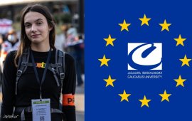 &nbsp;
კავკასიის უნივერსიტეტის პროფესორ-მასწავლებლები
თბილისის საქალაქო სასამართლოს მოსამართლეს, თორნიკე კაპანაძეს
მიმართავენ, შეწყვიტოს ადმინისტრაციული სამართალწარმოება ამავე
უნივერსიტეტის სტუდენტის, ჟურნალისტ მარიამ ძიძარიას საქმეზე:
„კავკასიის უნივერსიტეტის მედიის სკოლის
პროფესორ-მასწავლებლებსა და უნივერსიტეტის ადმინისტრაციის
თანამშრომლებს გვსურს მხარდაჭერა გამოვუცხადოთ მედიის სკოლის მე-2
კურსის სტუდენტ მარიამ ძიძარიას, რომელსაც შსს ედავება
ადმინისტრაციული სამართალდარღვევის ფარგლებში გზის სავალი ნაწილის
გადაკეტვას იმ მომენტში, როდესაც ის ჟურნალისტურ საქმიანობას
ასრულებდა და აშუქებდა პროევროპულ საპროტესტო აქციას.
მასალები მიუთითებს, რომ შსს-ს მხრიდან ადმინისტრაციული
სამართალდარღვევის დაფიქსირების მომენტში მარიამ ძიძარიას ჰქონდა
მედიის ყველა ამომცნობი ნიშანი – ვიზუალური მასალით დასტურდება, რომ
ის იყო არა აქციის მონაწილე, არამედ – მაღალი საზოგადოებრივი
ინტერესის ამბის გამშუქებელი ჟურნალისტი.
მარიამი არის ძალიან კარგი სტუდენტი, მას ადმინისტრაცია
და ლექტორები ვახასიათებთ, როგორც გამორჩეულ ახალგაზრდას. სტუდენტს,
მაღალი მოსწრებისა და მისი ინტერესის გათვალისწინებით, გასულ წელს
მიეცა რეკომენდაცია ჩვენს პარტნიორ მედიაორგანიზაცია – „ნეტგაზეთში“
სტაჟირებისთვის. პროცესს მარიამმა წარმატებით გაართვა თავი და
აღნიშნული მედიასაშუალების რეპორტიორი გახდა. სამწუხაროა, რომ
ადმინისტრაციული წესით სასამართლოში დღეს ის სწორედ საკუთარი
ჟურნალისტური მოვალეობის შესრულების გამო არის წარდგენილი. მიგვაჩნია,
რომ თუკი მარიამ ძიძარია „გზის სავალი ნაწილის გადაკეტვისთვის“ მაინც
დაისჯება, ეს შექმნის მძიმე პრეცედენტს არა მხოლოდ ერთი ახალგაზრდა
ჟურნალისტისთვის, არამედ ზოგადად, მედიისთვის. ვიმედოვნებთ, რომ ჩვენი
სტუდენტის საქმეზე სასამართლო მიიღებს სამართლიან და კეთილსინდისიერ
გადაწყვეტილებას.
გთხოვთ, შეწყვიტოთ ადმინისტრაციული სამართალწარმოება
მარიამ ძიძარიას საქმეზე,“ - 
მიმართვას ხელს კავკასიის უნივერსიტეტის 40-ზე
მეტი პროფესორ-მასწავლებელი და ადმინისტრაციის თანამშრომელი
აწერს.
„ნეტგაზეთის“ ჟურნალისტის, მარიამ ძიძარიას სასამართლო
პროცესი 27 მარტს არის ჩანიშნული. შსს მას პროფესიული მოვალეობის
შესრულებისას „გზის&nbsp; ხელოვნურად გადაკეტვას“ ედავება. ძიძარია 31
იანვარს გამართულ „შაბათის მარშს“ აშუქებდა. როგორც „ნეტგაზეთი“ წერს,
აქციის გაშუქებისას მას ეკეთა ჟურნალისტის დამადასტურებელი ე.წ.
ბეიჯი, ასევე სამხრე ნიშანი (PRESS), და თან ჰქონდა კამერა.
მის საქმეზე ევროპის საბჭოს „ჟურნალისტების უსაფრთხოების
პლატფორმამ“ განგაშის სიგნალიც 
ჩართო და მის წინააღმდეგ არსებული საქმის დაუყოვნებლივ
შეწყვეტა მოითხოვა.
შსს „გზის ხელოვნურად გადაკეტვას“ ედავება გამოცემა
„ტაბულას“ ჟურნალისტ&nbsp; მარიამ კუპრავასაც. თბილისის საქალაქო
სასამართლოში მისი პროცესი დღეს არის ჩანიშნული. მოსამართლე თორნიკე
კაპანაძეს მარიამ კუპრავას საქმეზე მიმართეს თბილისის სახელმწიფო
უნივერსიტეტის სოციალურ და პოლიტიკურ მეცნიერებათა ფაკულტეტის
პროფესორ-მასწავლებლებმა და ამავე ფაკულტეტის სტუდენტის წინააღმდეგ
ადმინისტრაციული სამართალწარმოების შეწყვეტაც 
სთხოვეს. კუპრავა 7 თებერვალს, რუსთაველის
გამზირზე პროფესიულ მოვალეობას ასრულებდა, ის „შაბათის მარშს“
აშუქებდა.&nbsp;
მოსამართლე თორნიკე კაპანაძემ 19 მარტს, „ტროტუარის
საქმე“ 
შეწყვიტა „რადიო თავისუფლების“ ოპერატორის,
ზურაბ (ზუკა) ხიდაშელის წინააღმდეგ.&nbsp;
პროფესიული მოვალეობის შესრულებისას, ტროტუარზე დგომით
ფეხით მოსიარულეთათვის დაბრკოლების შექმნას 
ედავება შსს ფოტოგრაფ გიორგი თარხნიშვილსაც. თბილისის
საქალაქო სასამართლოს მოსამართლე დავით მაკარაძე ჟურნალისტის
„ტროტუარის საქმეზე“ გადაწყვეტილებას 27 მარტს ჩანიშნულ სხდომაზე
გამოაცხადებს.
შინაგან საქმეთა სამინისტროს მიერ სამართლებრივი დევნის
წამოწყების გამო იმ ჟურნალისტთა მიმართ, რომლებიც საპროტესტო აქციებს
აშუქებენ პროტესტი გამოთქვა „საქართველოს ჟურნალისტური ეთიკის
ქარტიამაც“. ქარტიის 
განცხადებით, სისტემური წნეხი ჟურნალისტებსა და მედიაზე
ლახავს საზოგადოების უფლებას, იყოს ინფორმირებული და ქვეყნის
ინტერესებს აზიანებს.&nbsp;
&nbsp;
