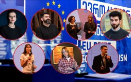 
კონკურსის - „ევროკავშირის პრიზი ჟურნალისტიკაში“ 2025 წლის
გამარჯვებულები ცნობილია. 7 საპრიზო კატეგორიაში გამარჯვებული
ჟურნალისტები ევროკავშირის ელჩმა საქართველოში, პაველ ჰერჩინსკიმ 6
თებერვალს დააჯილდოვა.&nbsp;
„ბოლო წლების განმავლობაში, ჟურნალისტებმა საქართველოში
გამოიჩინეს საოცარი მედეგობა, პროფესიონალიზმი და&nbsp; მზაობა,
ემსახურონ საჯარო ინტერესს. მაშინ, როდესაც ფაქტები მახინჯდება,
იქმნება შიში და იმატებს კონსპირაციული თეორიები, ჟურნალისტები
ასრულებენ უმნიშვნელოვანეს როლს და საზოგადოებას რეალობაში დარჩენაში
ეხმარებიან. ისინი უზრუნველყოფენ, რომ მოქალაქეებმა იცხოვრონ
სიმართლეში და არა თავსმოხვეულ სიჩუმესა თუ კომფორტულ ტყუილებში.
თუმცა, ამ საქმის მსახურებაში ფასია გადახდილი.
დამოუკიდებელი მედია საქართველოში განიცდის მზარდ წნეხს, მისი
რესურსების იკლებს, ხოლო სამართლებრივი გარემო სულ უფრო მტრული ხდება.
მიუხედავად ამისა, აგრძელებს გამოძიებას, გადამოწმებას და
ინფორმირებას. ეს არა მხოლოდ ჟურნალისტების პროფესიული გამარჯვებაა,
არამედ ჭეშმარიტი სარგებელია მთელი ქართული საზოგადოებისთვის.
გასული წლის განმავლობაში მედიაგარემო საქართველოში
მნიშვნელოვნად გაუარესდა. თუმცა, სანამ ჟურნალისტები აგრძელებენ
საქმიანობას, ხალხი არ იქნება სიბნელეში. ის შეინარჩუნებს
კავშირს&nbsp; ფაქტებთან, კონტექსტსა და რეალობასთან. სწორედ
ამიტომ,&nbsp; დღევანდელი დღის მიზანია, ვაღიაროთ მიზანდასახულობა
უკლებლივ ყველა იმ ჟურნალისტისა, ვინც აგრძელებს მუშაობას რთულ
პირობებში და ხშირად ზეწოლის ქვეშ, მათ შორის მათი, ვინც დღეს არ არის
ნომინანტებსა თუ გამარჯვებულებს შორის.
ნება მიბოძეთ ვახსენო თქვენი ერთ-ერთი უძვირფასესი
კოლეგა, რომელსაც არ შეუძლია დღეს ჩვენთან ერთად ყოფნა – ქალბატონი
მზია ამაღლობელი. თავისი მტკიცე კეთილსინდისიერებით მან დაიცვა
გამოხატვის თავისუფლება უზარმაზარი პირადი დანაკარგის ფასად. როგორც
ევროპარლამენტის სახაროვის პრემიის ლაურეატი, იგი მორალური სიცხადისა
და იმ რწმენის განსახიერებაა, რომ ჟურნალისტიკა ემსახურება ხალხს და
არა ძალაუფლებას“, - 
თქვა პაველ ჰერჩინსკიმ სიტყვით გამოსვლისას.&nbsp;
„ევროკავშირის
პრიზი ჟურნალისტიკაში 2025-ის“ გამარჯვებულები და ფინალისტები:

საუკეთესო სტატია ბეჭდურ ან ელექტრონულ მედიაში:

ნინო თარხნიშვილი -
„რადიო
თავისუფლება“ (გამარჯვებული);
ნასტასია არაბული -
„რადიო
თავისუფლება“ (ფინალისტი);
ნათია ამირანაშვილი -
„პუბლიკა“
(ფინალისტი).


საუკეთესო სიუჟეტი სამაუწყებლო ან ელექტრონულ
მედიაში:&nbsp;

ბასტი მგალობლიშვილი -
„პუბლიკა“
(გამარჯვებული);
ეკა ქევანიშვილი -
„რადიო
თავისუფლება“ (ფინალისტი);
ელისაბედ ციციშვილი -
„ტელეკომპანია
ფორმულა“ (ფინალისტი).


საუკეთესო საგამოძიებო სტატია ან სიუჟეტი:&nbsp;

„სტუდია მონიტორი“
(გამარჯვებული);
ცქრიალა შერმადინი - „სტუდია
მონიტორი“ (ფინალისტი);
აიდან იუსუბოვა -
„აი,
ფაქტი“ (ფინალისტი).


საუკეთესო ბლოგი, საავტორო სტატია, სვეტი ბეჭდურ,
ელექტრონულ ან სამაუწყებლო მედიაში:&nbsp;

მინდია გაბაძე - 
„პუბლიკა“ (გამარჯვებული);
ნინია კაკაბაძე - 
„მედიაჩეკერი“ (ფინალისტი);
ნათია კუპრაშვილი -
„ჟურნალისტიკის
რესურსცენტრი“ (ფინალისტი).&nbsp;


ყველაზე ორიგინალური და ინოვაციური ნაშრომი ბეჭდურ,
ელექტრონულ ან სამაუწყებლო მედიაში:&nbsp;

თამუნა ჩქარეული - „პროექტი
64“ (გამარჯვებული);
სანდრო გვინდაძე -
„რადიო
თავისუფლება“ (ფინალისტი);
გიორგი ჩხვიმიანი -
„იორმუღანლოს
ხმა“ (ფინალისტი).


საერთო ფასეულობების ამსახველი საუკეთესო დოკუმენტური
ფოტო:&nbsp;

ნათია ლევერაშვილი - 
„პუბლიკა“ (გამარჯვებული);
ალექსანდრე ქეშელაშვილი - 
„პუბლიკა“ (ფინალისტი);
&nbsp;თაკო რობაქიძე -

Chai Khana Media (ფინალისტი).


საუკეთესო სტუდენტური ნაშრომი ბეჭდურ, სამაუწყებლო ან
ონლაინ მედიაში:&nbsp;

არსენ სებისკვერაძე - 
„მედსკრიპტუმი“ (გამარჯვებული);
მარიამ ყვავაძე - „ჟურნალისტიკის
რესურსცენტრი“ (ფინალისტი);
მარიამ რამაზაშვილი -

NEXT.On.ge (ფინალისტი).


გამარჯვებულების დაჯილდოვების შემდეგ, მზია ამაღლობელის
სიტყვა წაიკითხა „ბათუმელები/ნეტგაზეთის“ დირექტორის მოადგილემ, თამარ
რუხაძემ:


„ევროკავშირის პრიზი ჟურნალისტიკაში“ საქართველოში
ევროკავშირის წარმომადგენლობამ 2012 წელს დააარსა და მას შემდეგ
ყოველწლიურად იმართება.

