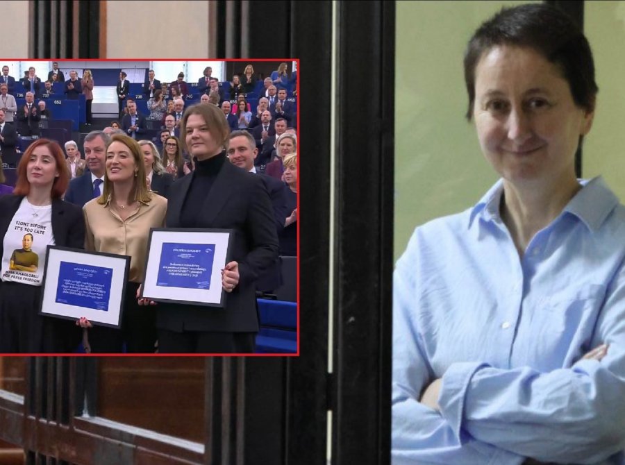 „მას ვიღებ ჩემი კოლეგების, იმ ჟურნალისტების სახელითაც, რომლებიც დღეს საქართველოში იბრძვიან ჟურნალისტიკის გადასარჩენად“ - ამაღლობელი სახაროვის პრემიაზე