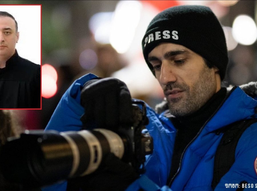 შსს ჟურნალისტს პროფესიული მოვალეობის შესრულებისას, ტროტუარზე დგომით ფეხით მოსიარულეთათვის დაბრკოლების შექმნას ედავება