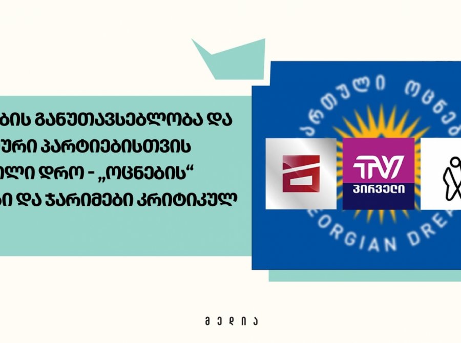 რეკლამების განუთავსებლობა და ოპოზიციური პარტიებისთვის დათმობილი დრო - „ოცნების“ საჩივრები და ჯარიმები კრიტიკულ მედიას