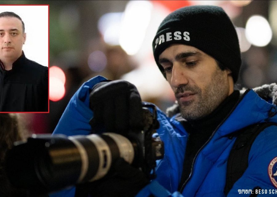 შსს ჟურნალისტს პროფესიული მოვალეობის შესრულებისას, ტროტუარზე დგომით ფეხით მოსიარულეთათვის დაბრკოლების შექმნას ედავება