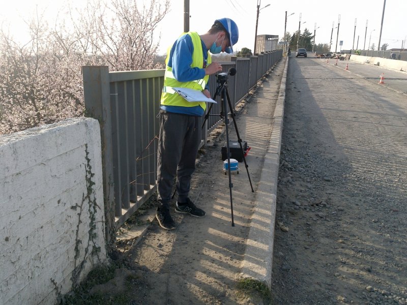 Instrumental measurement of noise and vibration impact levels within the Guria Secondary Road Rehabilitation Project
