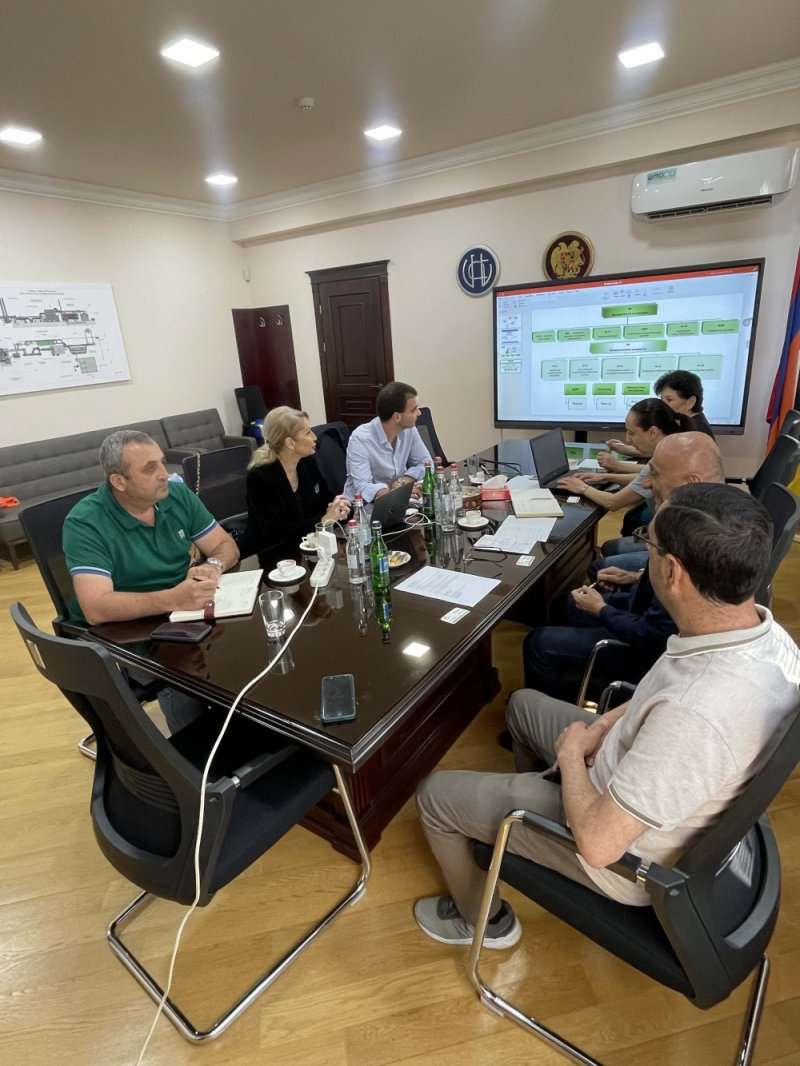 ISO 9001:2015 ხარისხის მენეჯმენტის სისტემების და გარემოს დაცვის მენეჯმენტის სისტემების  ISO14001:2015  სერტიფიცირება „Plant of Pure Iron” OJSC -სომხეთის რესპუბლიკის ქალაქ ერევანში მდებარე მოლიბდენის კონცენტრატის გადამამუშავებელ საწარმოში