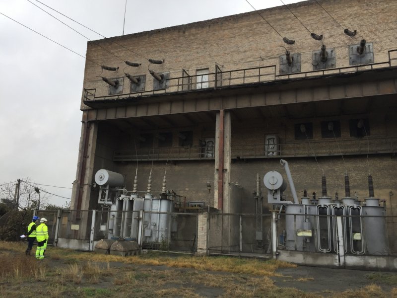 Reconstruction of voltage substation of Ltd.”HeidelbergCement Georgia” Rustavi factory