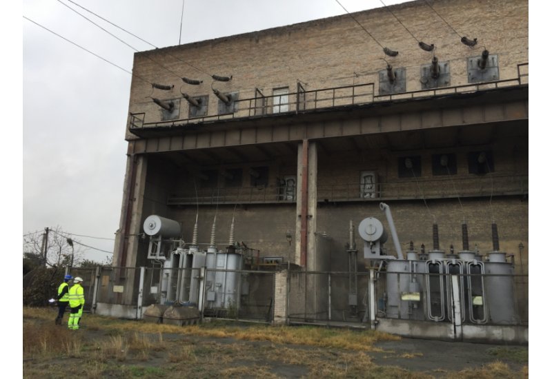 Reconstruction of voltage substation of Ltd.”HeidelbergCement Georgia” Rustavi factory
