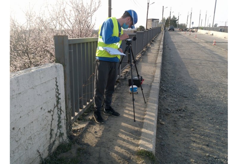 Instrumental measurement of noise and vibration impact levels within the Guria Secondary Road Rehabilitation Project