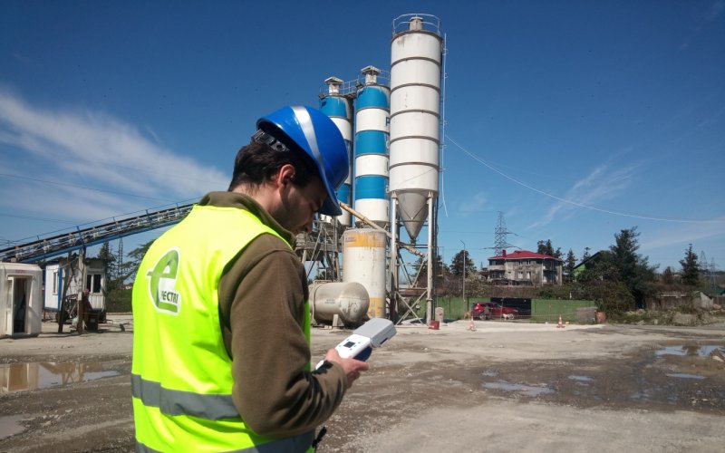 Measurement of the concentration of particulate matter within the framework of the Batumi bypass road construction project
