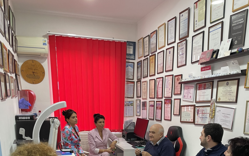 Conducting the first certification audit at „Davit Abuladze Georgian-Italian Clinic“ LLC