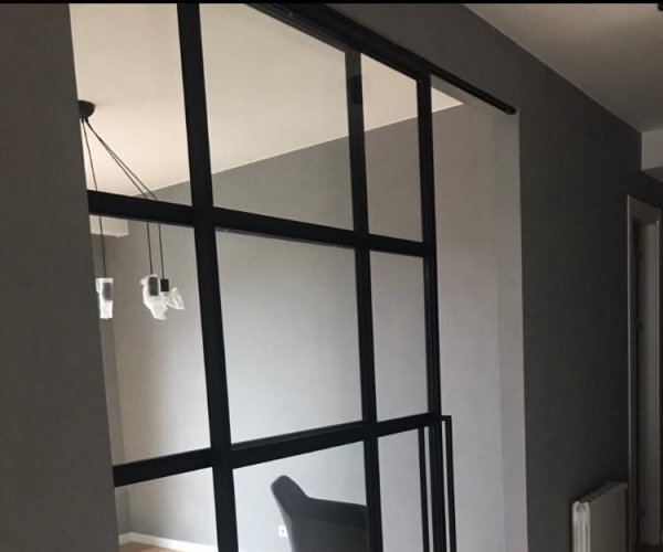 Metal stained glass partitions & glazings