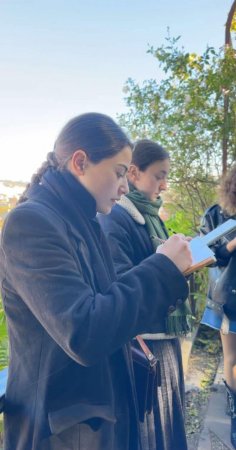 The Students of the Faculty of Christian Art History and Theory on Field Practice