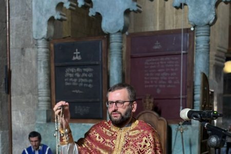 A Joint Service in Svetitskhovli Patriarchal Cathedral