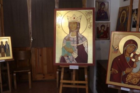 An Exhibition Organized in the Workshop of Icon Painting